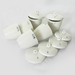 Porcelain Crucible With Lid