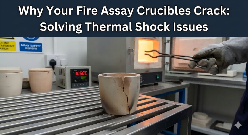 Fire assay ceramic